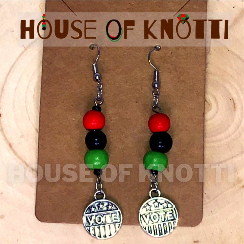 Vote Now African Earrings